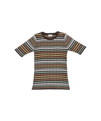 Mabli Women's Caravan Tee - Tree House Stripe In Multi