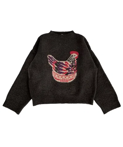 Mabli Women's Chicken Bowl Pullover - Espresso