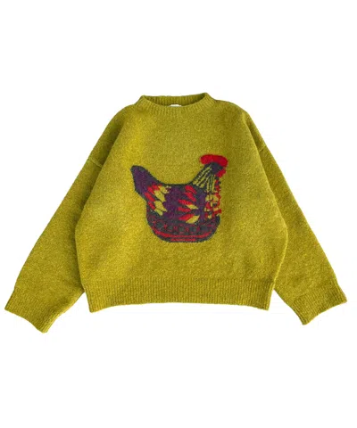 Mabli Women's Chicken Bowl Pullover - Golden In Yellow