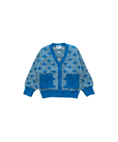 Mabli Women's Diamond Cardigan - Cerulean Blue
