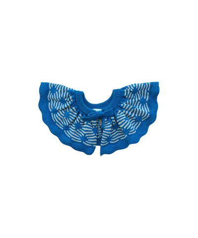 Mabli Women's Diamond Collar - Cerulean Blue