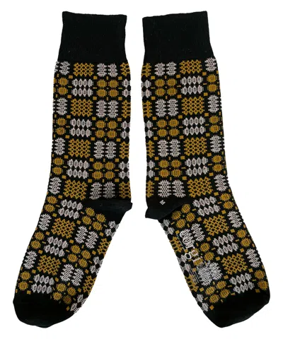 Mabli Women's Gold / Black Carthen Socks - Soot / Gold In Multi