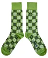 Mabli Women's Green Carthen Socks - Kermit In Green