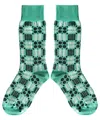 Mabli Women's Green Carthen Socks – Turquoise In Green
