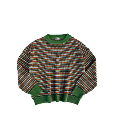 Mabli Women's Green Porth Pullover - Monstera