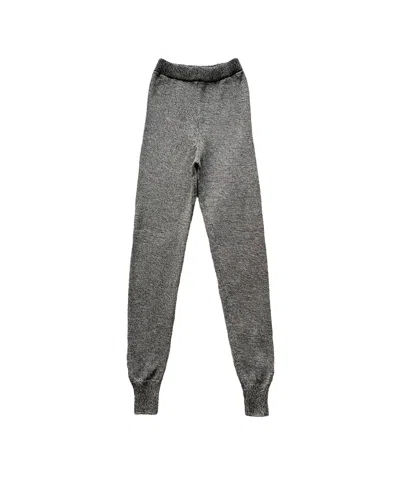 Mabli Women's Grey / White Cerigos Pants - Morel Twist In Grey/white