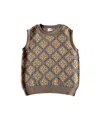 MABLI WOMEN'S NEUTRALS / BROWN LLŶN VEST - PECAN