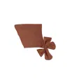 Mabli Women's Orange / Brown Tegan Bonnet - Sandalwood In Brown