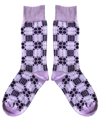 Mabli Women's Pink / Purple Carthen Socks - Orchid