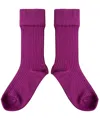 Mabli Women's Purple Merino Wool Socks - Violet In Purple