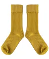 Mabli Women's Yellow Merino Wool Socks - Xanthe In Yellow