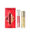 Mac Exclusive Blowing Air Kisses Glossy Lip Duo (worth £47) In Red