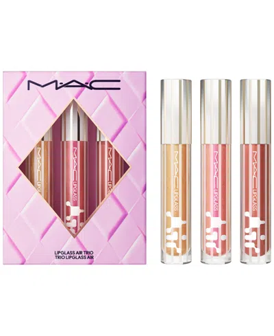 Mac 3-pc. Gloss Enthusiast Lipglass Air Gift Set In Transparent