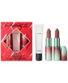 Mac 3-pc. Ximal Lipstick And Lipglass Gift Set In Multi