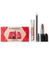 Mac Ac Nude Trending Tomorrow Lip Trio Gift Set In Multi