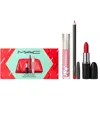 Mac Ac Red Trending Tomorrow Lip Trio Gift Set In Multi