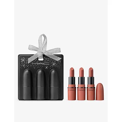 Mac 3-piece Teddy Party Mini Lip Trio Set In Multi