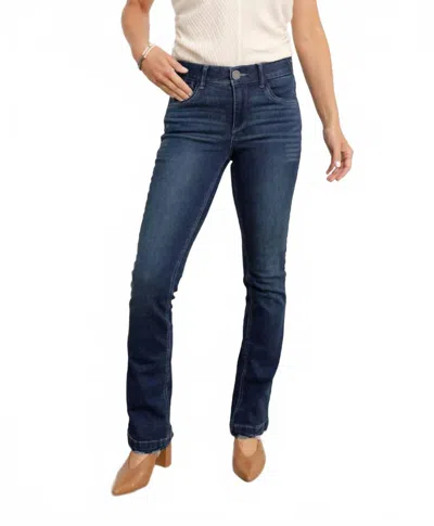 Mac & Me Bitty Bootcut Jeans In Indigo In Blue