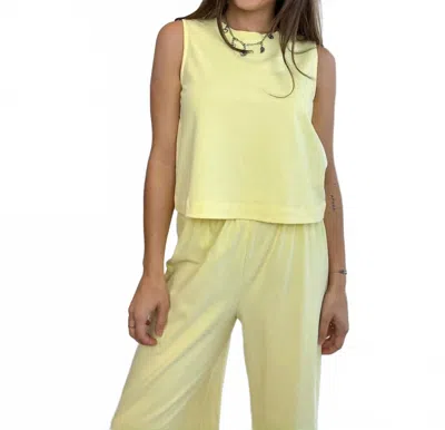 Mac & Me Meet And Greet Tank Top In Yellow In Multi