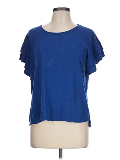 Pre-owned Mac & Me Short Sleeve T-shirt In Blue