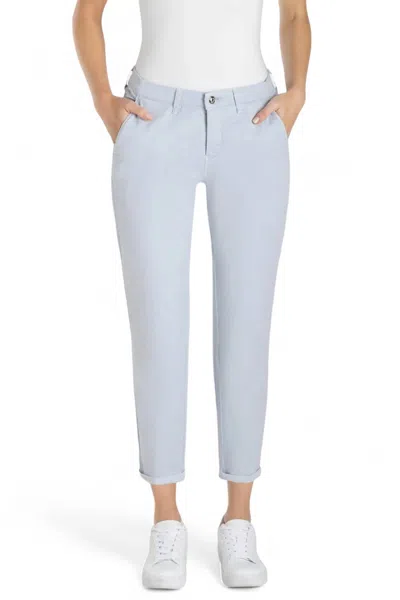 Mac Chino Turn Up Pant In Cool Blue