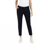 Mac Chino Turn Up Pant In Dark Blue In Blue