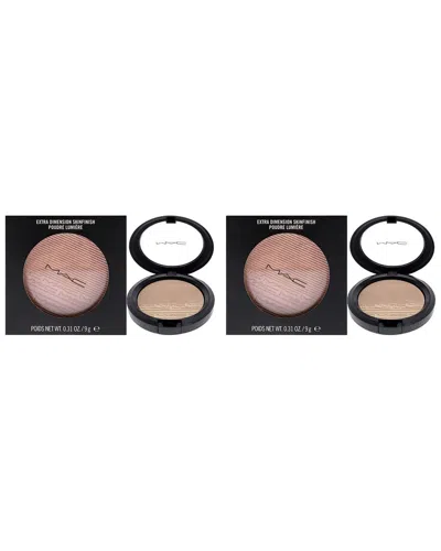 Mac Cosmetics M·a·c Cosmetics 0.31oz Extra Dimension Skinfinish Powder - Show Gold - Pack Of  2 In Multi