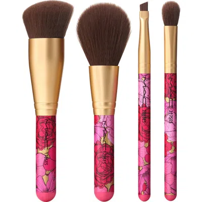 Mac Cosmetics 4-piece Mini Brush Travel Set In No Color