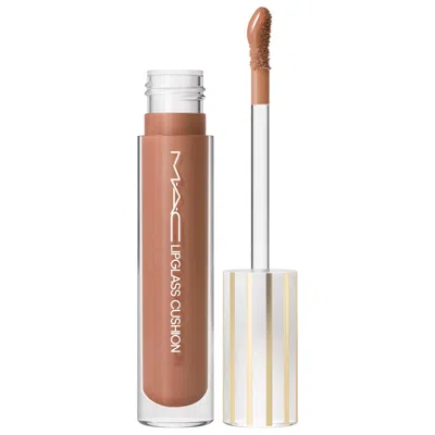 Mac Cosmetics Lip Cushion High-pigment + Hydrating Lip Oil Malt 0.17 Oz/5 ml In Brown
