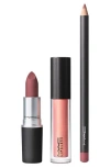 Mac Cosmetics Lip Kit 3-piece Set (nordstrom Exclusive) $73 Value In Soar