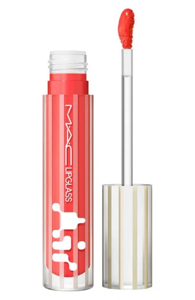 Mac Cosmetics Lipglass Air Nonsticky Lip Gloss In Red