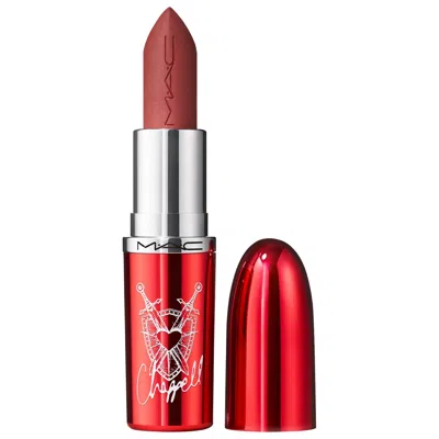 Mac Cosmetics M·a·cximal Silky Matte Viva Glam 12hr Wear Lipstick Unnatural Redhead 0.12 Oz/3.5g