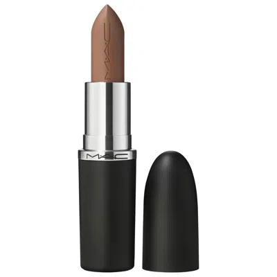 Mac Cosmetics M·a·cximal Sleek Satin 8hr Full-coverage Hydrating Lipstick Stone 0.12 oz / 3.5 G In Gray
