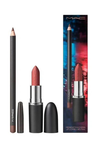 Mac Cosmetics Midnight Macximal Lip Combo $50 Value