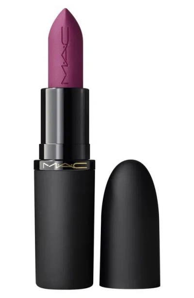 Mac Cosmetics Powder Kiss Hazy Matte Lipstick In Purple
