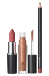 Mac Cosmetics Spring For Teddy Lip Trio In Multi