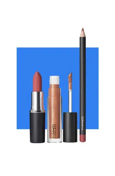 Mac Cosmetics Spring For Teddy Lip Trio In Velvet Teddy/ Oh Baby