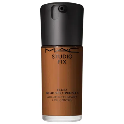 Mac Cosmetics Studio Fix Fluid Spf 15 24hr Buildable Soft-matte Foundation + Oil Control C55 1 Oz/30 ml In Red