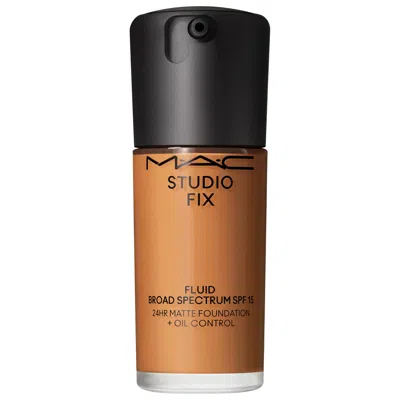 Mac Cosmetics Studio Fix Fluid Spf 15 24hr Buildable Soft-matte Foundation + Oil Control C8 1 Oz/30 ml In Gray