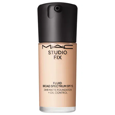 Mac Cosmetics Studio Fix Fluid Spf 15 24hr Buildable Soft-matte Foundation + Oil Control Nc12 1 Oz/30 ml