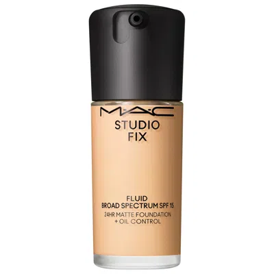 Mac Cosmetics Studio Fix Fluid Spf 15 24hr Buildable Soft-matte Foundation + Oil Control Nc15 1 Oz/30 ml