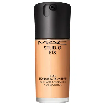 Mac Cosmetics Studio Fix Fluid Spf 15 24hr Buildable Soft-matte Foundation + Oil Control Nc25 1 Oz/30 ml In Brown