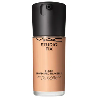 Mac Cosmetics Studio Fix Fluid Spf 15 24hr Buildable Soft-matte Foundation + Oil Control Nc27 1 Oz/30 ml In Neutral