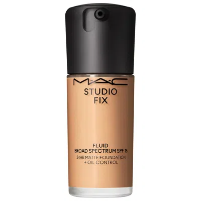 Mac Cosmetics Studio Fix Fluid Spf 15 24hr Buildable Soft-matte Foundation + Oil Control Nc30 1 Oz/30 ml In Brown