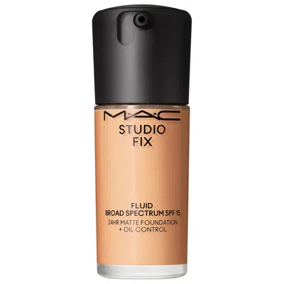 Mac Cosmetics Studio Fix Fluid Spf 15 24hr Buildable Soft-matte Foundation + Oil Control Nc35 1 Oz/30 ml In Brown
