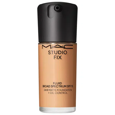 Mac Cosmetics Studio Fix Fluid Spf 15 24hr Buildable Soft-matte Foundation + Oil Control Nc37 1 Oz/30 ml In Brown