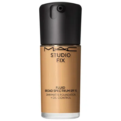 Mac Cosmetics Studio Fix Fluid Spf 15 24hr Buildable Soft-matte Foundation + Oil Control Nc38 1 Oz/30 ml In Brown