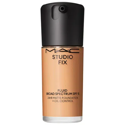 Mac Cosmetics Studio Fix Fluid Spf 15 24hr Buildable Soft-matte Foundation + Oil Control Nc40 1 Oz/30 ml In Brown