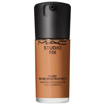 Mac Cosmetics Studio Fix Fluid Spf 15 24hr Buildable Soft-matte Foundation + Oil Control Nc46 1 Oz/30 ml In Brown