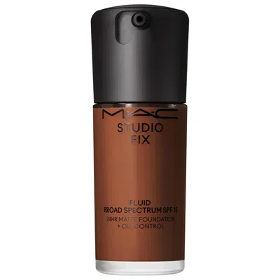 Mac Cosmetics Studio Fix Fluid Spf 15 24hr Buildable Soft-matte Foundation + Oil Control Nc63 1 Oz/30 ml